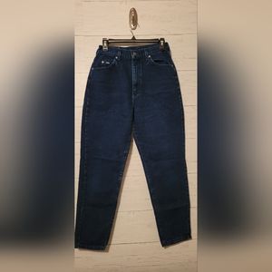Vintage | Lee High Wasted Dark Wash Mom Jeans | 10 Short
